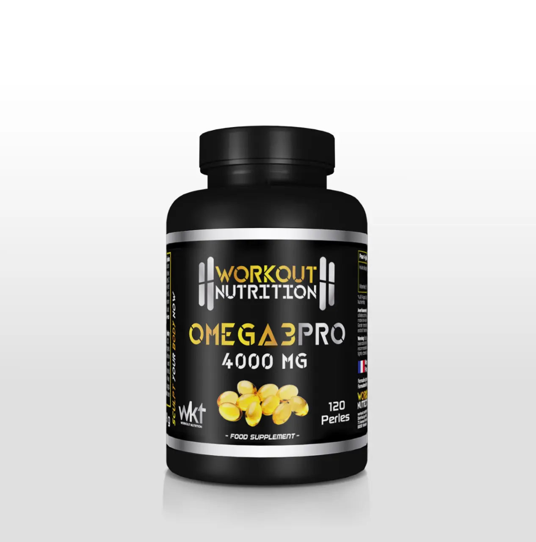 "OMEGA3 PRO 120 Gélules - Supplément en 3D pour Santé Cardiovasculaire et Cérébrale" Marchémix